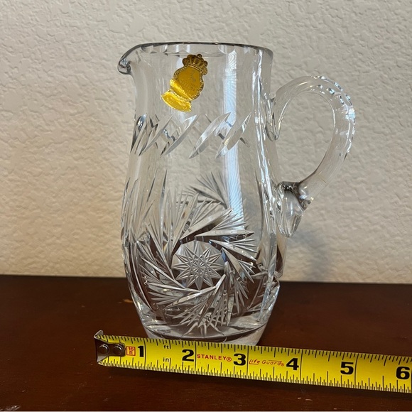 Catherine By Spode Crystal 30 oz Pitcher Genuine Handcut Lead Crystal - Picture 5 of 8